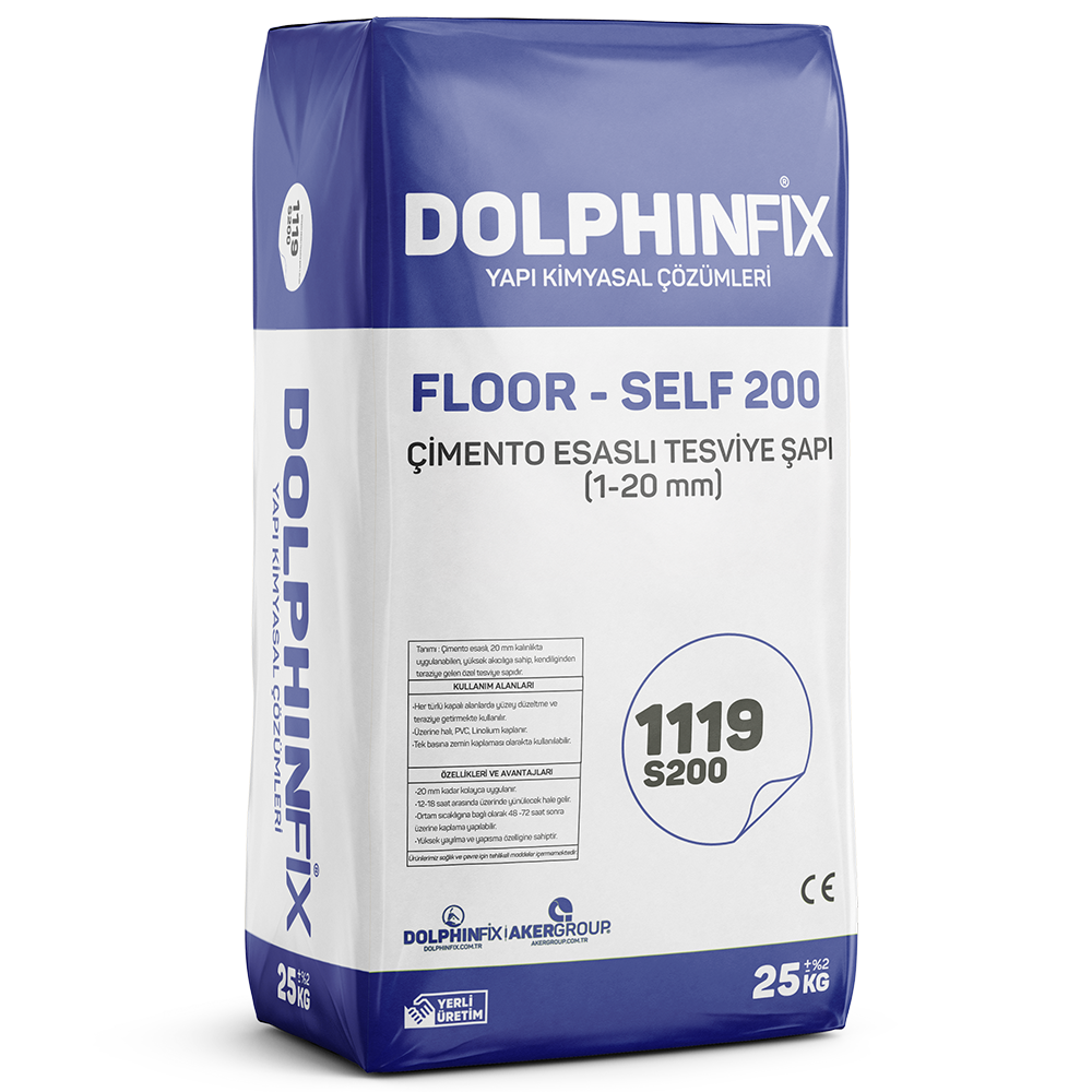 1119 S200 - FLOOR SELF 200 TESVİYE ŞAPI (1-20 MM) TORBA PNG 1000X1000